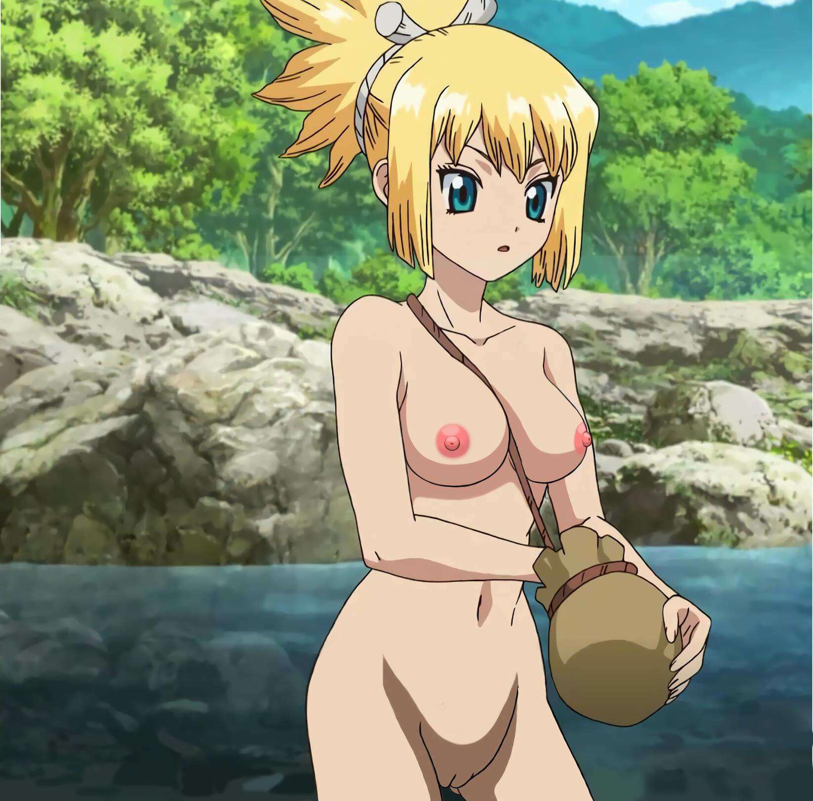 Dr. Stone Hentai: O lado vadia de Kohaku - Animes Porno - Hentai