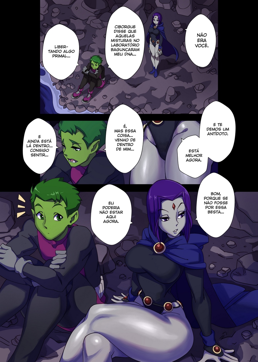 Teen Titans doujin - Jovens Titãs Porno - Hentai